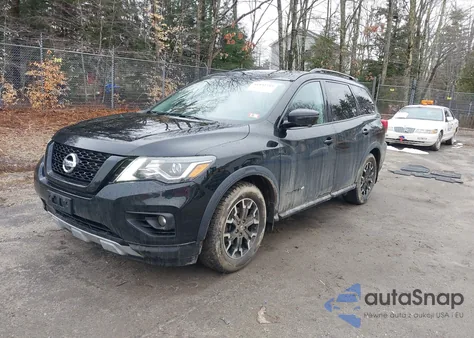 2020 Nissan Pathfinder Sl 4Wd z USA, uszkodzony, nr VIN 5N1DR2CM8LC605030